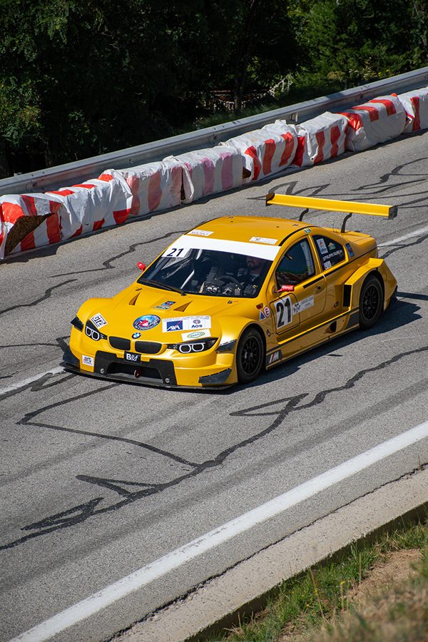 BMW M3 GTR en course de côte à Font-Romeu