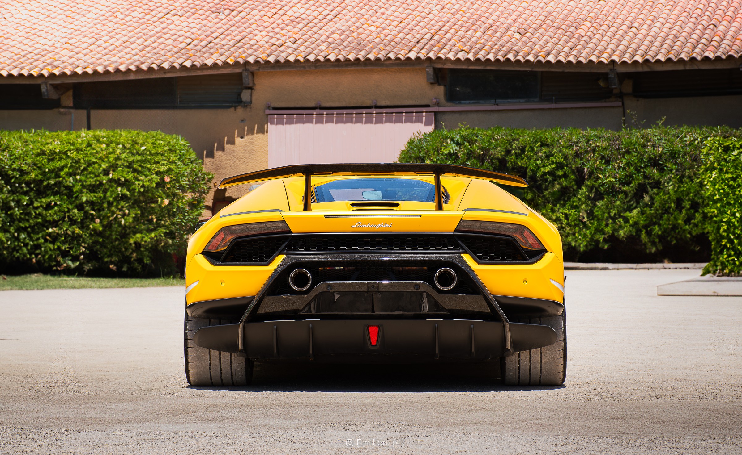 Lamborghini Huracán Performante, vue arrière